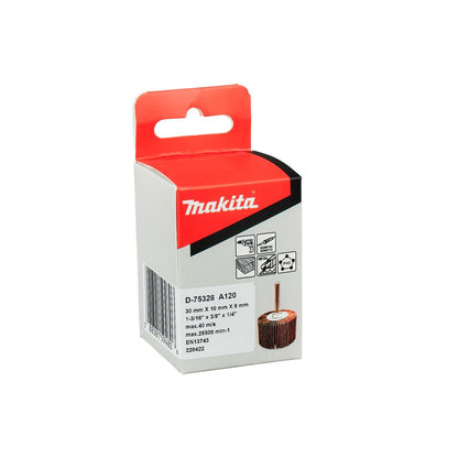 Rueda Traslapada 30x10mm Vástago 1/4'' - Makita - Herram.cl