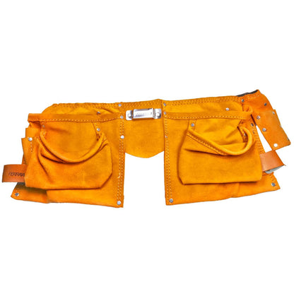 Portaherramientas Cuero 11 Bolsillos - FerraWyy - Herram.cl