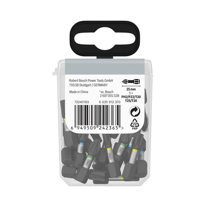 Juego Puntas PRO Impact (PH/PZ/T)x25mm / 25 Pzas - Bosch - Herram.cl
