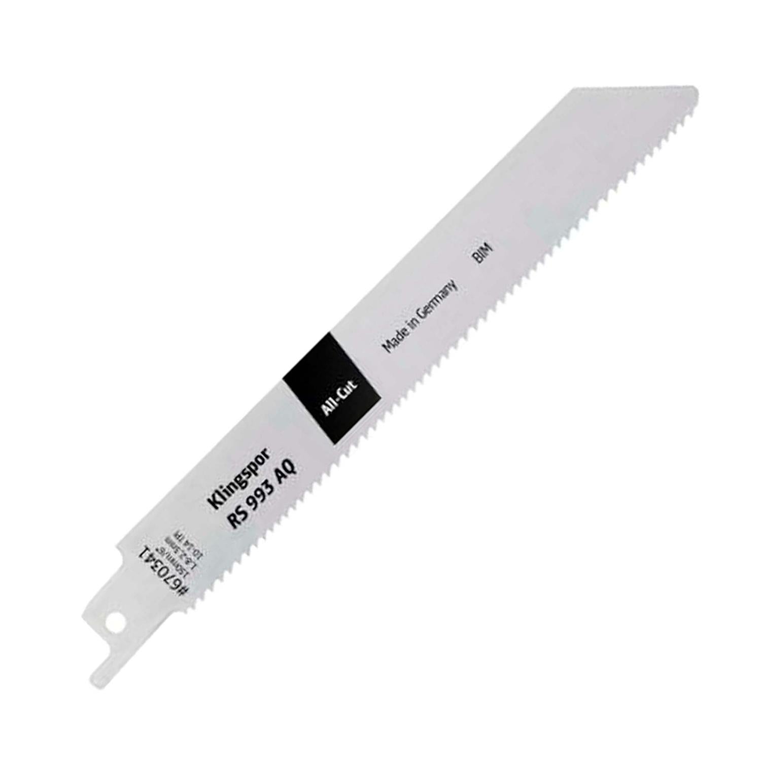 Pack 5 Hojas de Sierra Sable RS993 AQ All - CUT 300mm - Klingspor - Herram.cl