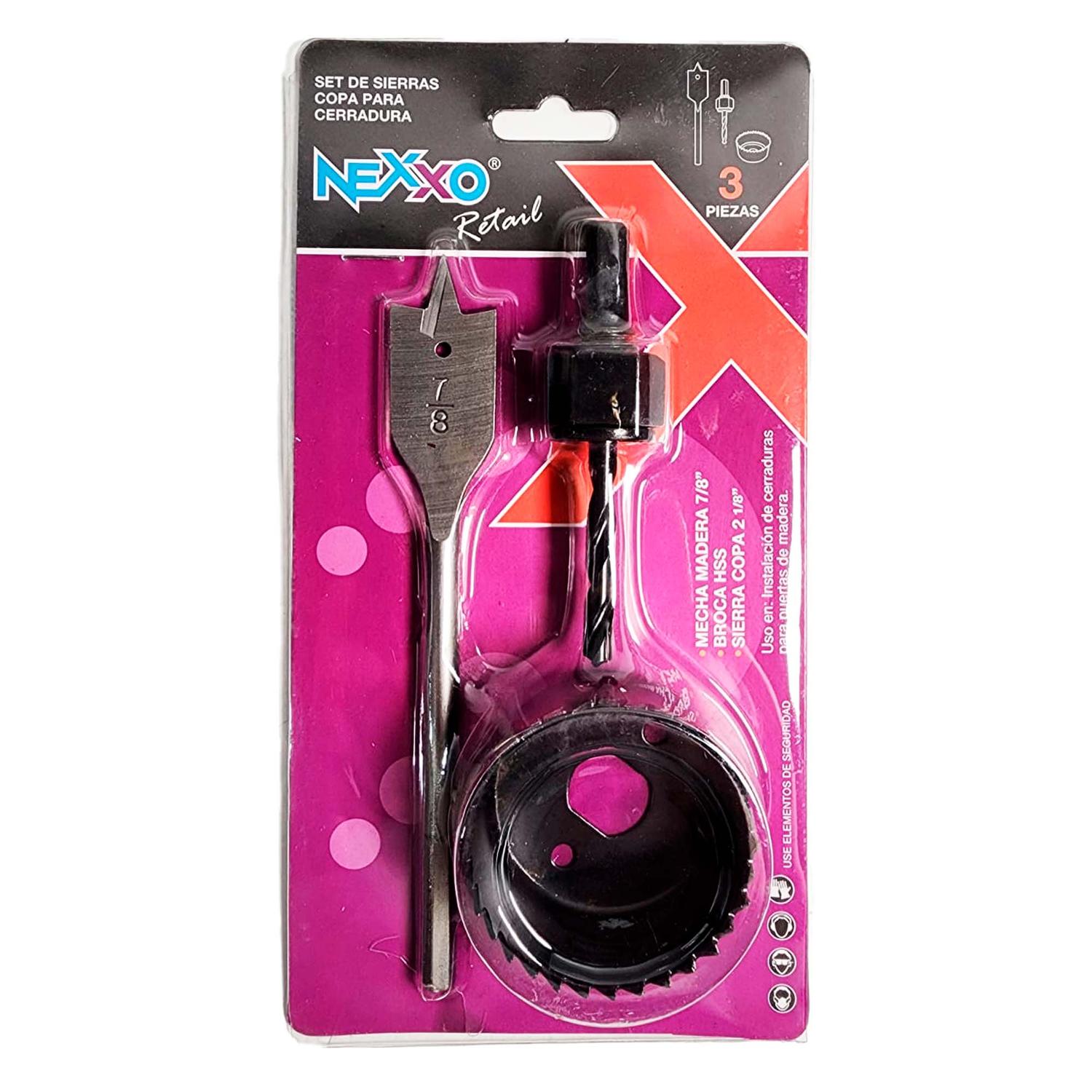 Juego para cerradura 3 Pzas - Nexxo - Herram.cl
