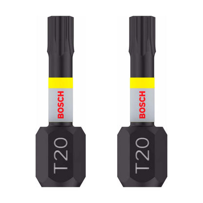 Puntas PRO Impact T20x25mm 2 Pzas - Bosch - Herram.cl