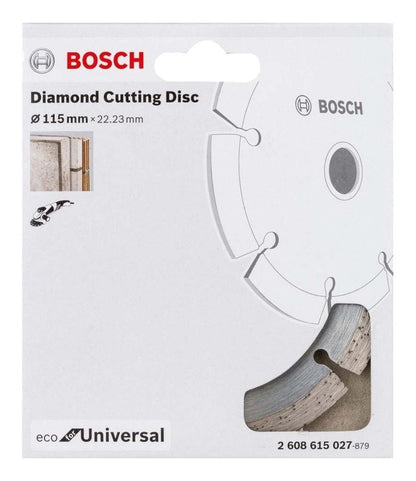 Disco Diamantado Segmentado Universal 115mm (4 - 1/2'') - Bosch - Herram.cl