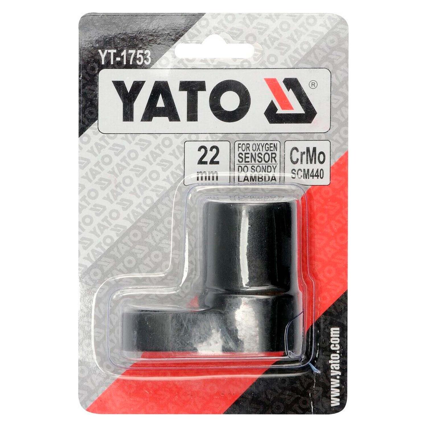 Llave Extractora Sensor Oxigeno 22mm YT - 1753 - Yato - Herram.cl