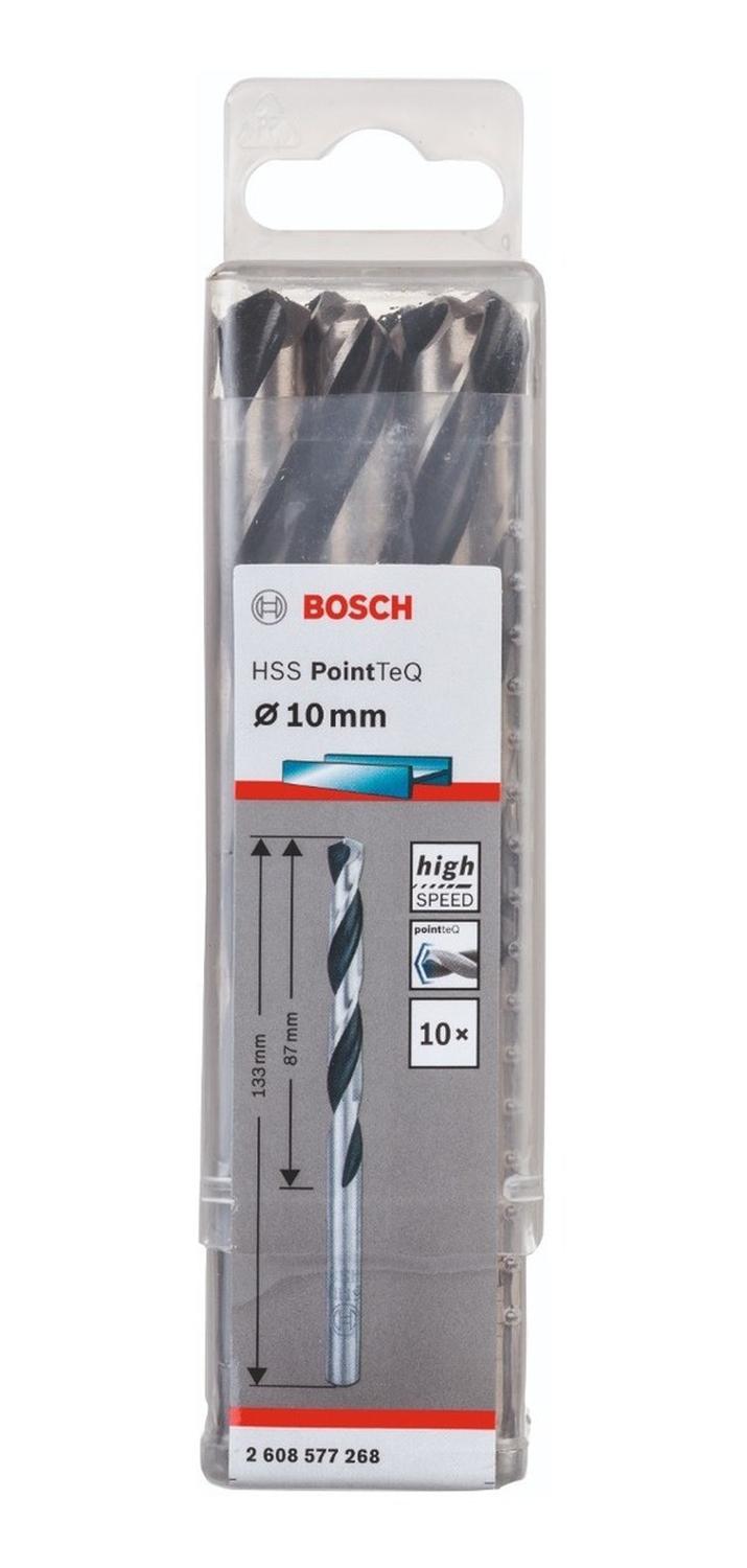 Caja Con 10 Unidades Broca Para Metal HSS - pointteq 10mm - Herram.cl