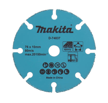 Disco de Corte Multimaterial (3'') 76x1,75x10mm - Makita - Herram.cl