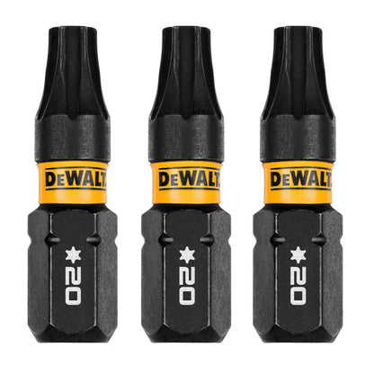 Puntas FLEXTORQ T20 - 1'' (25.4mm) 3 Pzas - DeWALT - Herram.cl