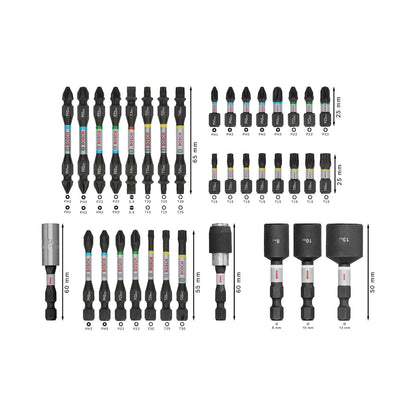 Kit De Puntas PRO Impact Pick+Click 36 Pzas - Bosch - Herram.cl