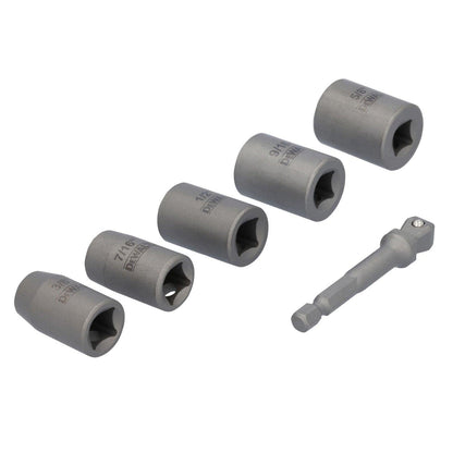 Juego Dados MAXFIT - ULTRA Cuadrante de 3/8'' 6 Pzas - DeWALT - Herram.cl