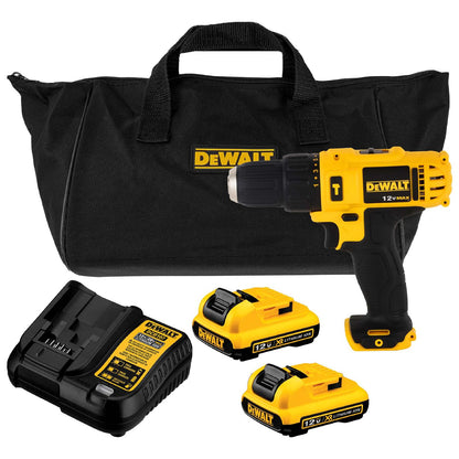 Taladro Percutor/Atornillador 12V/ 10mm DCD716D2 - B2 - Dewalt - Herram.cl