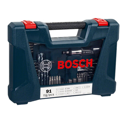 Set Puntas y Brocas en Titanio Bosch V-Line 91 unidades - Herram.cl