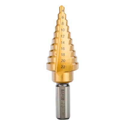 Broca Escalonada HSS-Tin 4 - 22mm Bahco 229-SD - Herram.cl