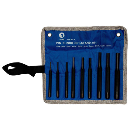 Juego 9 Botadores IRIMO 515-91-4 Cilíndricos 2-10mm Estuche - Herram.cl