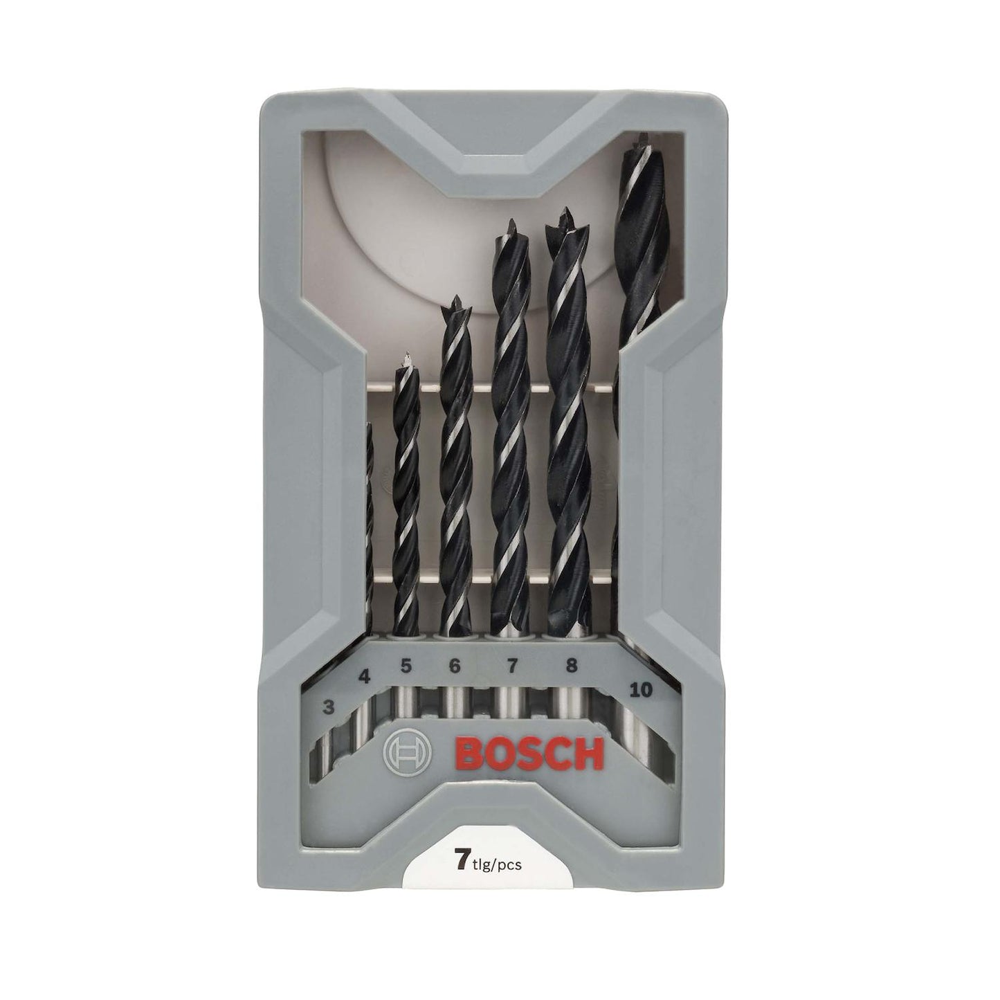 Juego Con 7 Brocas Para Madera 3 Puntas 3,0 - 10,0mm Bosch - Herram.cl