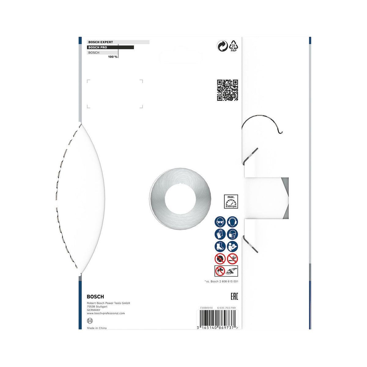 Disco Diamante PRO Multi Material 180mm Amoladora - Bosch - Herram.cl
