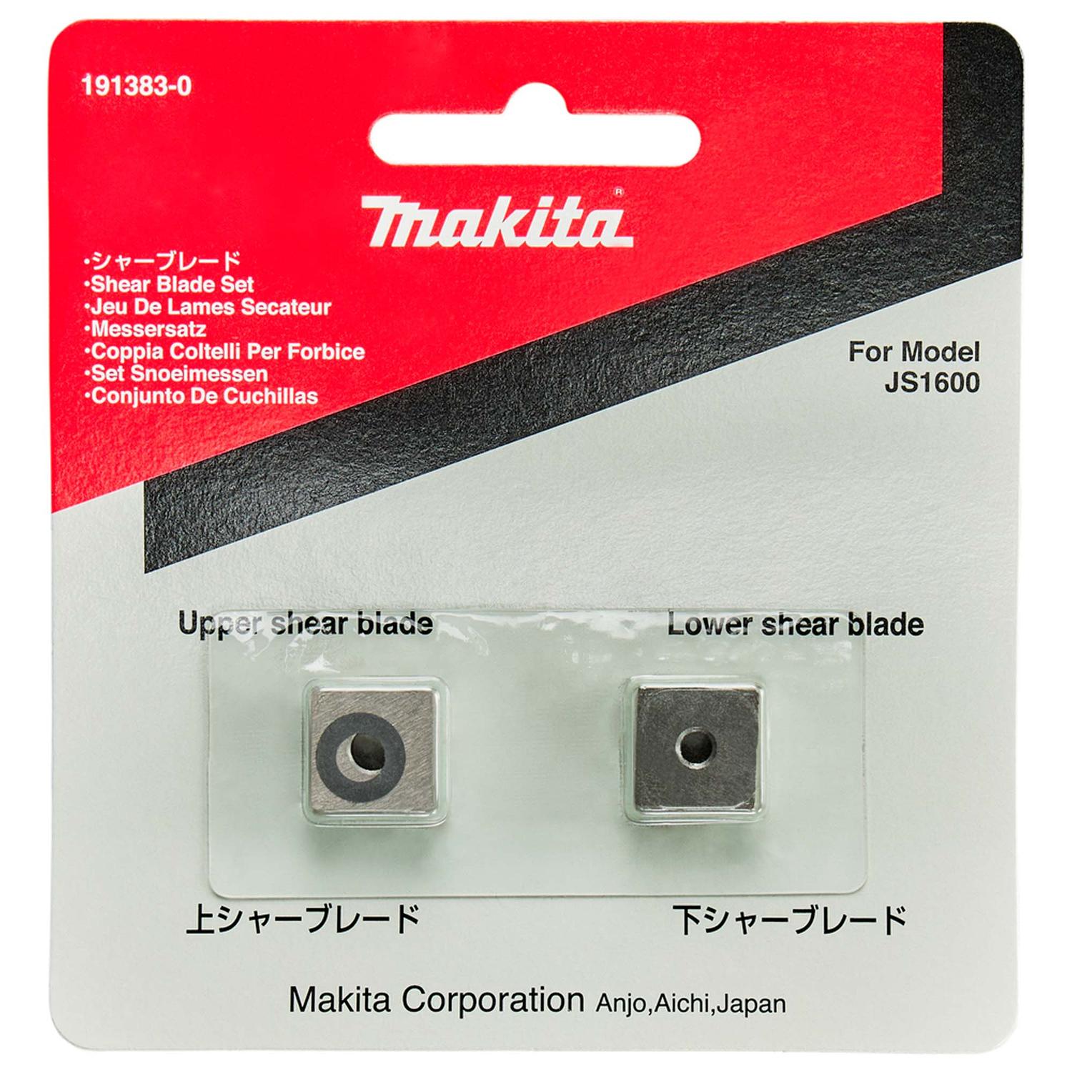 Juego Cuchillos Para Cizalla Superior e Inferior (JS1600, JS602) - Makita - Herram.cl