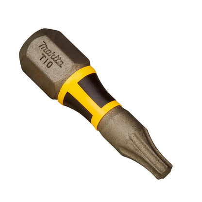 Puntas de Torsión Impact Premier T10 - 25mm 2 Pzas - Makita - Herram.cl