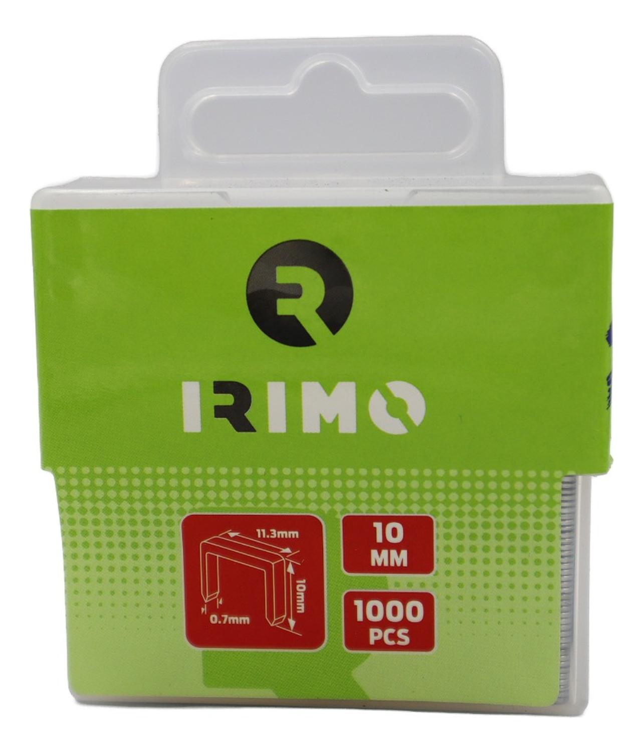1.000 Grapas Estándar 0,7 X 11,3 X 10mm (3/8) Irimo - Herram.cl