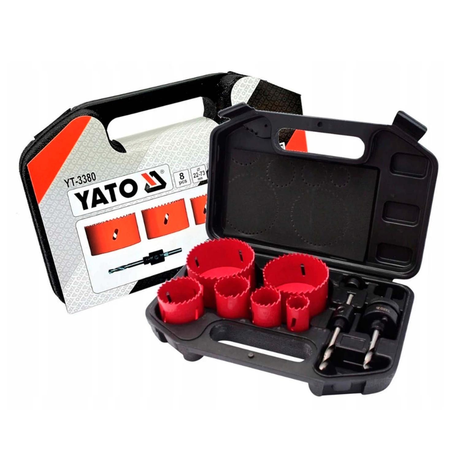 Set De Sierra De Copa Bimetal 22 - 73mm /8 Pzas - Yato - Herram.cl
