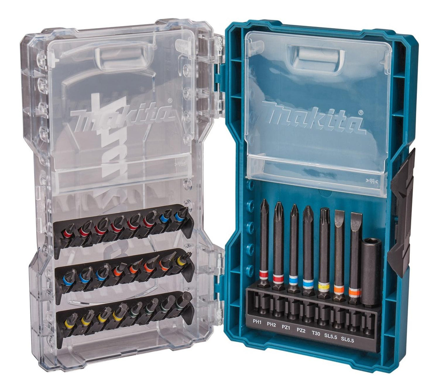 Set Puntas 75mm y Adaptadores 32 PZAS - Makita - Herram.cl