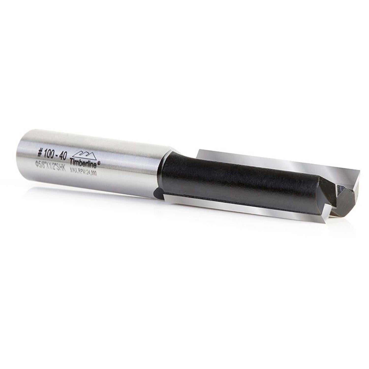 Fresa Recta 2 Filos 5/8''x2'' vástago 1/2'' - Timberline - Herram.cl