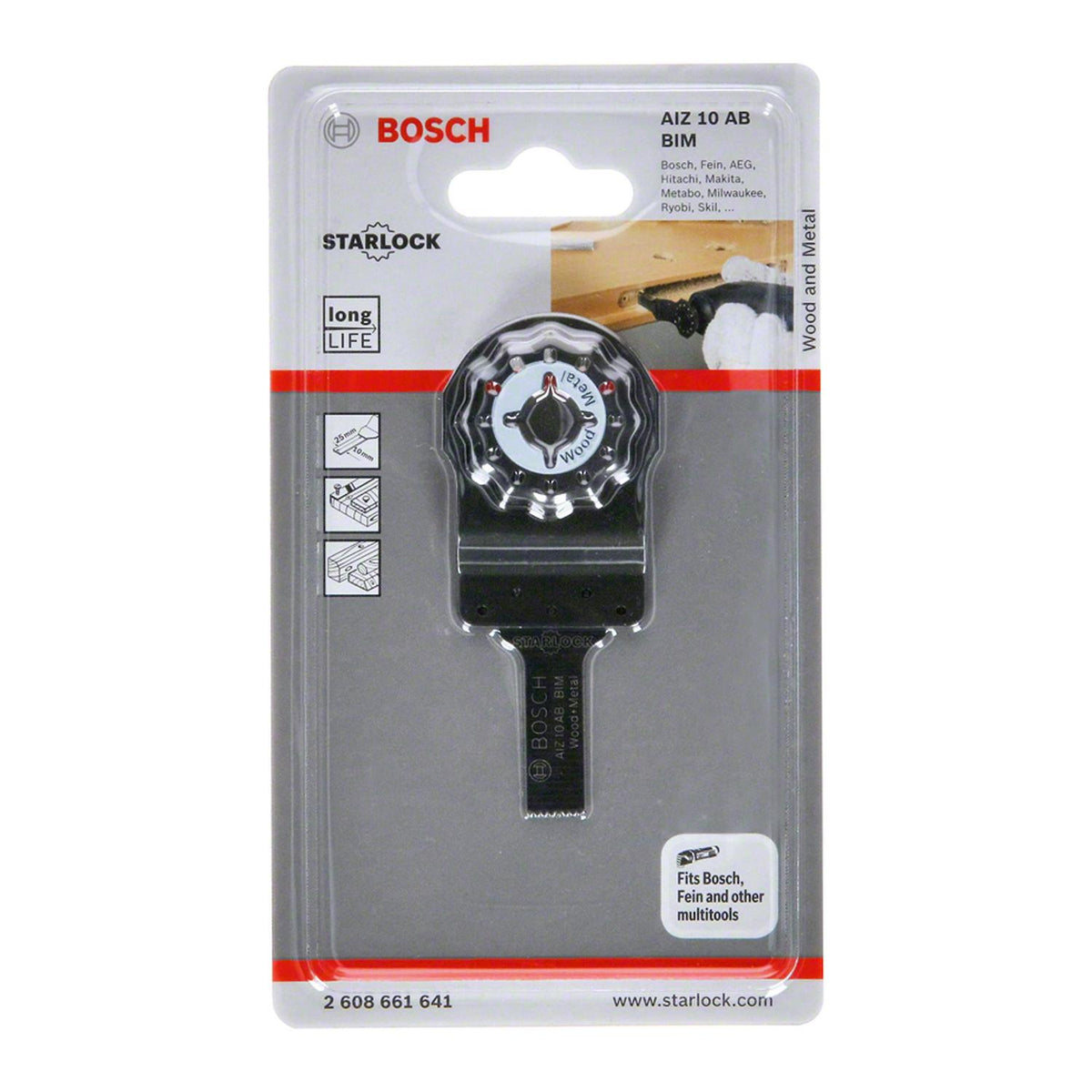 Hoja Inmersión Bosch AIZ10AB Starlock BIM 10mm - Herram.cl