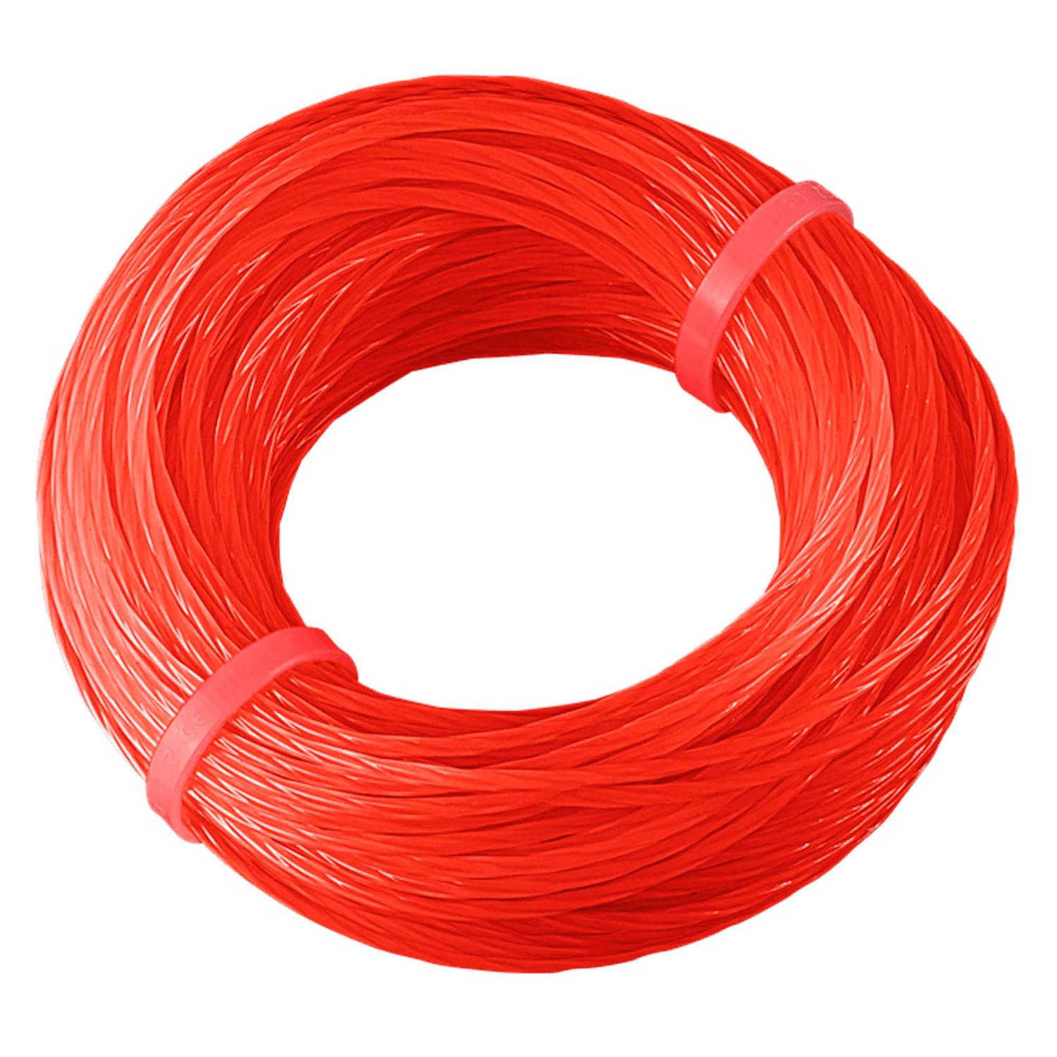 Hilo Nylon de corte Estriado Ø 2,4mmx24m Naranjo - Bosch - Herram.cl