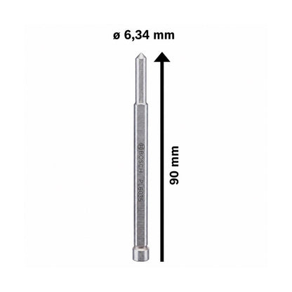 Pin Guía Bosch 6x90mm para Brocas Anulares TCT ø14-16x35mm - Herram.cl
