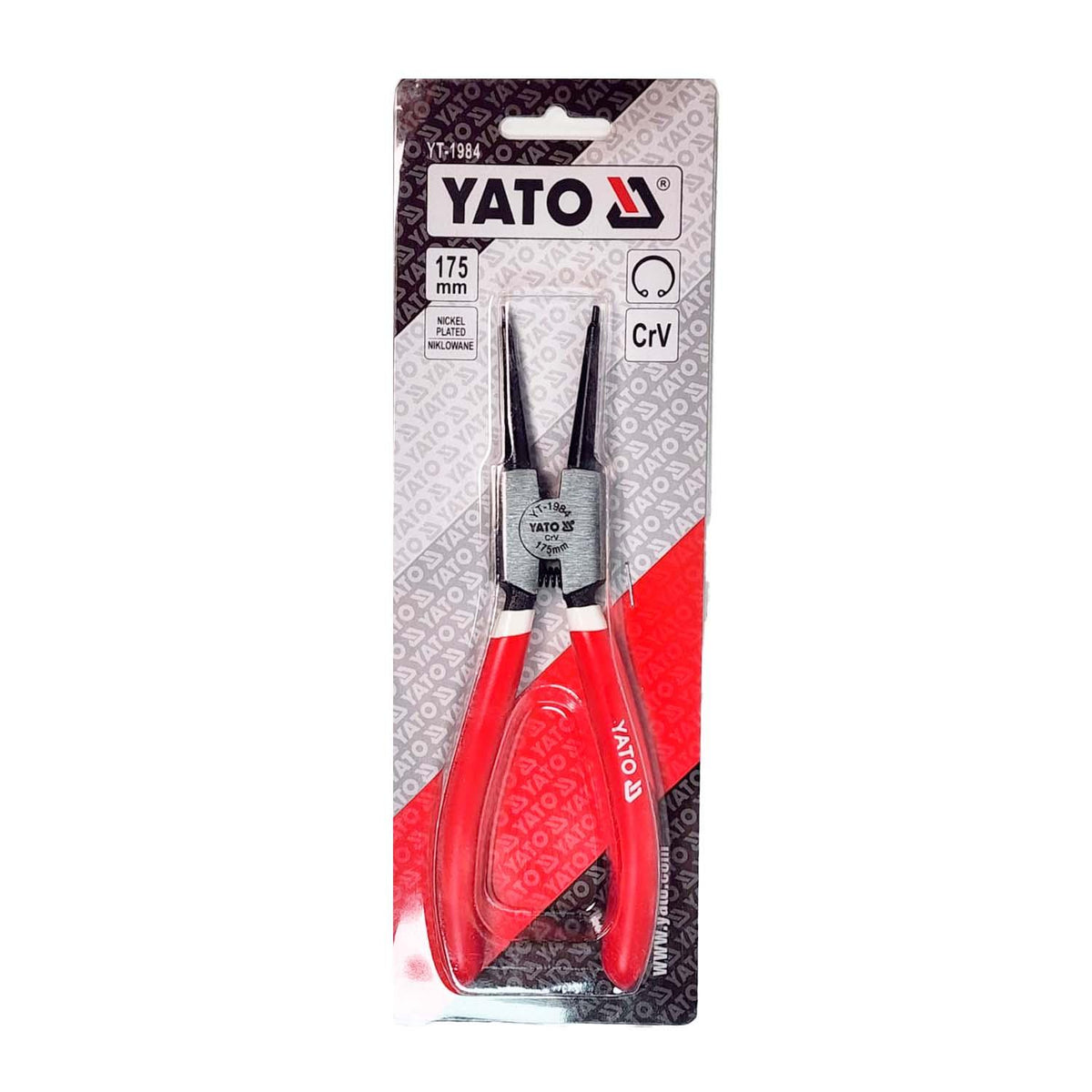 Yato Alicate Saca Seguro Externo Recto 178mm YT-1984 CrV - Herram.cl