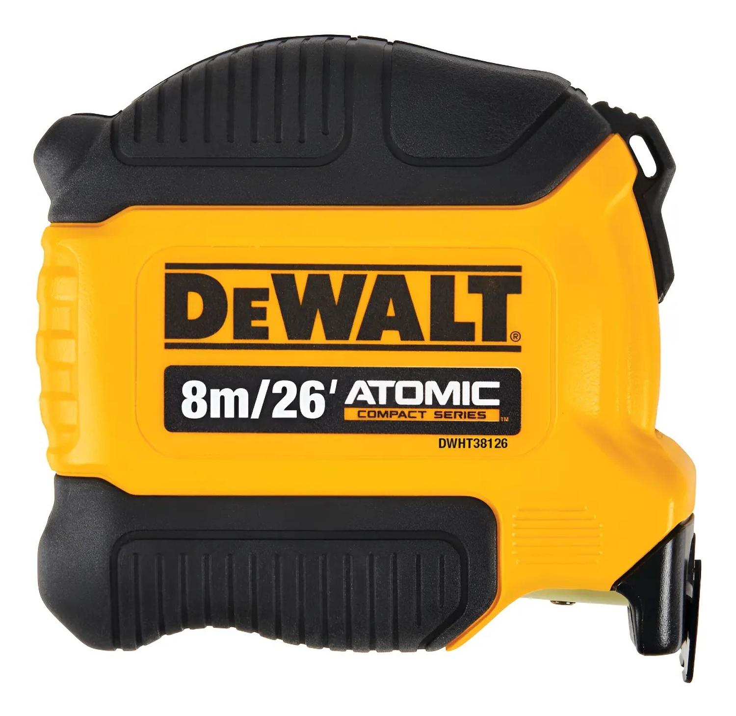 Cinta métrica profesional Atomic Compact Series 8 m / 26' - DeWALT - Herram.cl