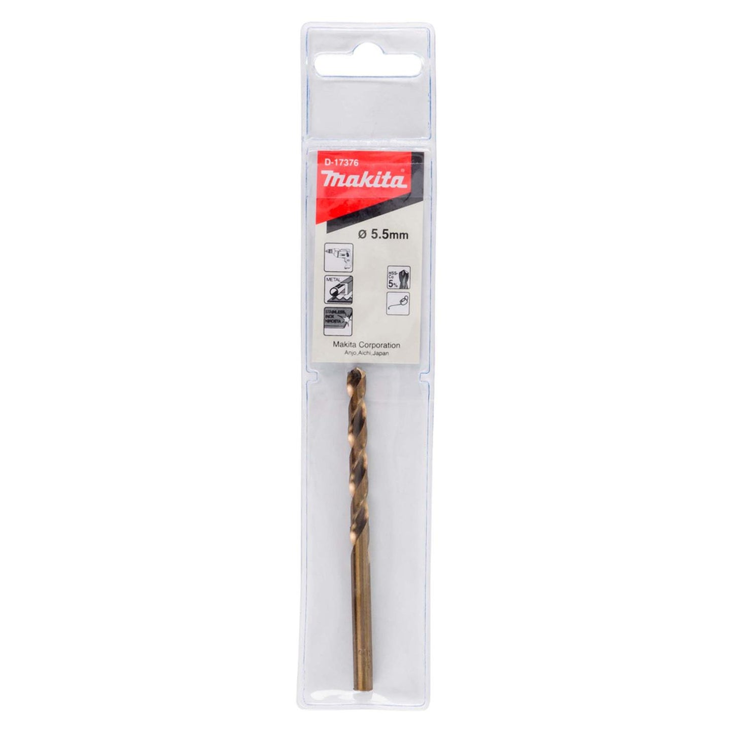 Broca Para Metal HSS - Co (Cobalto 5%) 5.5x93mm - Makita - Herram.cl