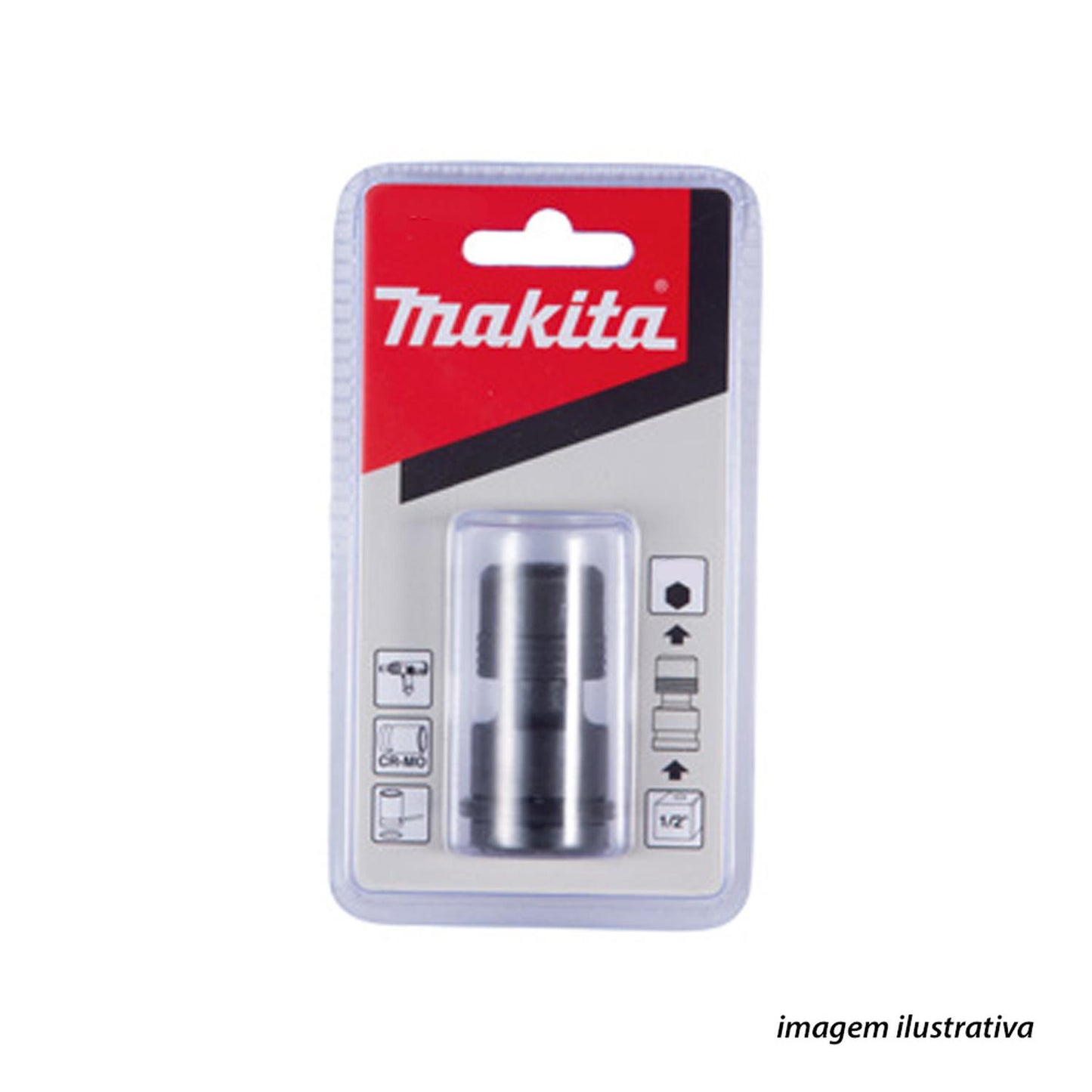 Adaptador De 3/8'' Cuadrante A 1/4'' Hex. Makita B - 68454 - Herram.cl