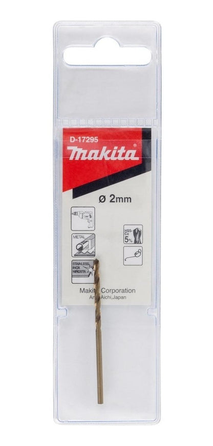 Brocas Para Metal HSS - Co 2mm - Makita - Herram.cl