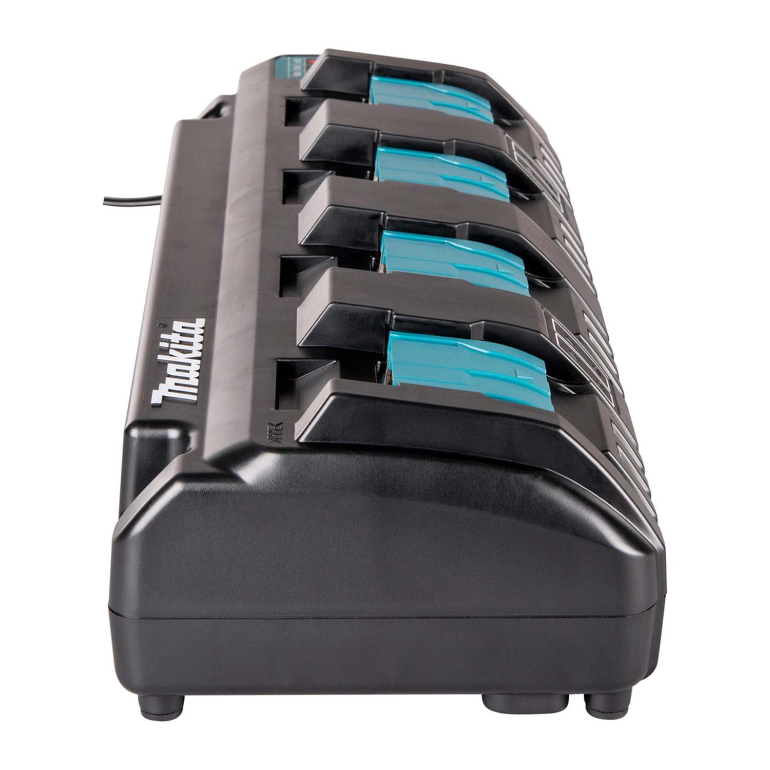 Cargador de baterías Cuádruple 18 V LXT (DC18SF) - Makita - Herram.cl