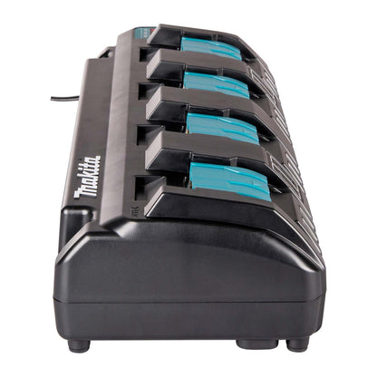 Cargador de baterías Cuádruple 18 V LXT (DC18SF) - Makita - Herram.cl
