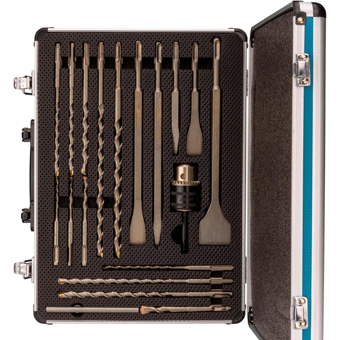 Maleta Brocas y Cinceles SDS - Plus 18 Pzas - Makita - Herram.cl