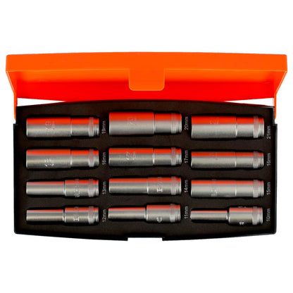 Juego de Dados Hexagonales Largos 1/2'' 12 Pzas - Bahco - Herram.cl