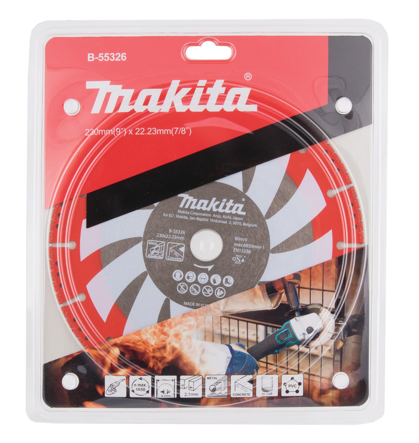 Disco Diamantado para Rescate Multimaterial 9'' - Makita - Herram.cl