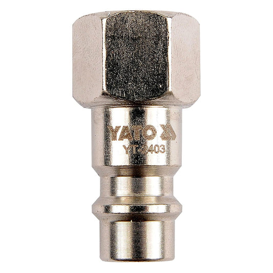 Conector Neumático YATO Rosca Interna Hembra 1/4" G1/4 GRD - Herram.cl
