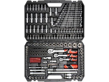 Juego De Dados 1/2'', 3/8'' y 1/4'' 216 Pzas - Yato - Herram.cl
