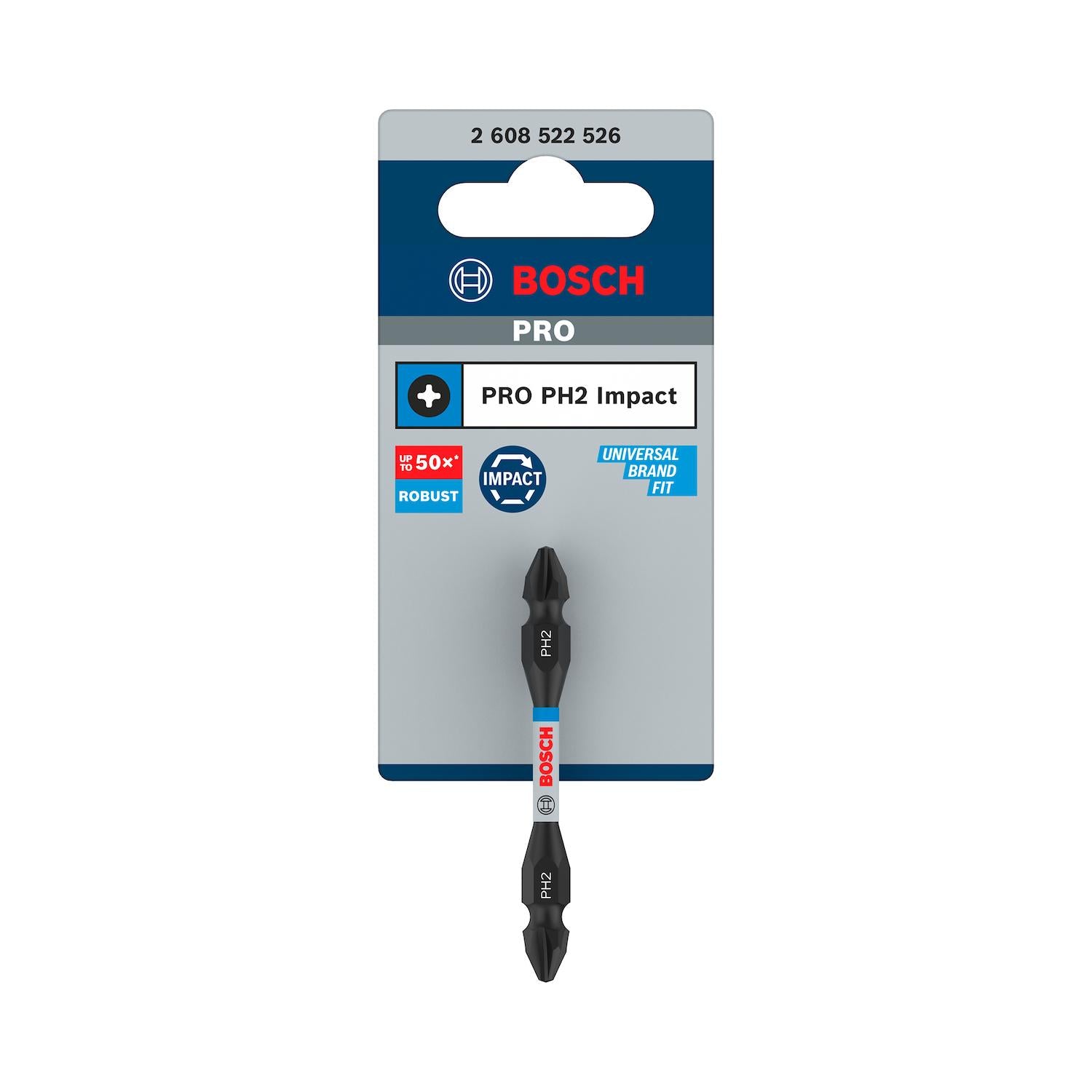 Punta Doble PRO Impact PH2x65mm - Bosch - Herram.cl