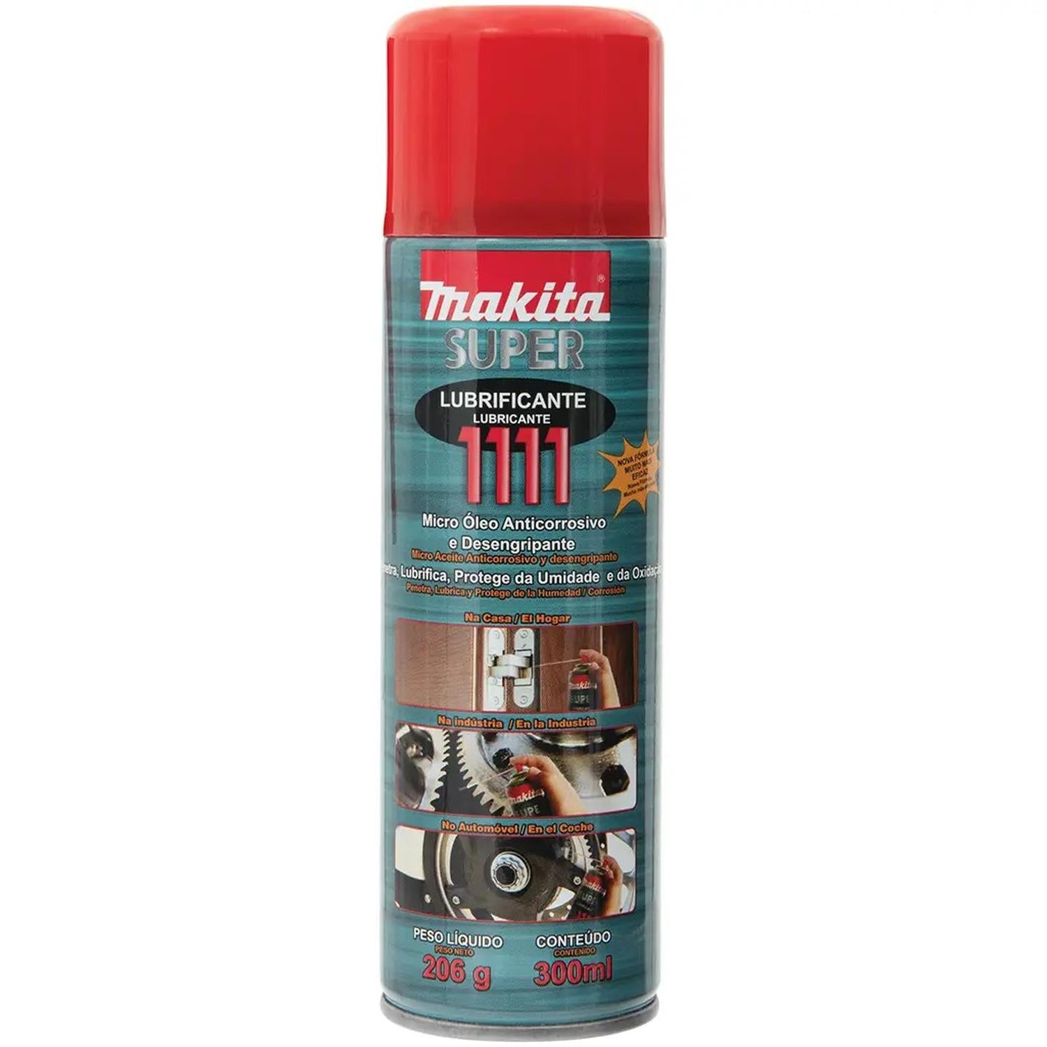 Lubricante Súper 1111 Anticorrosivo Y Desengripante 300ml - Makita - Herram.cl