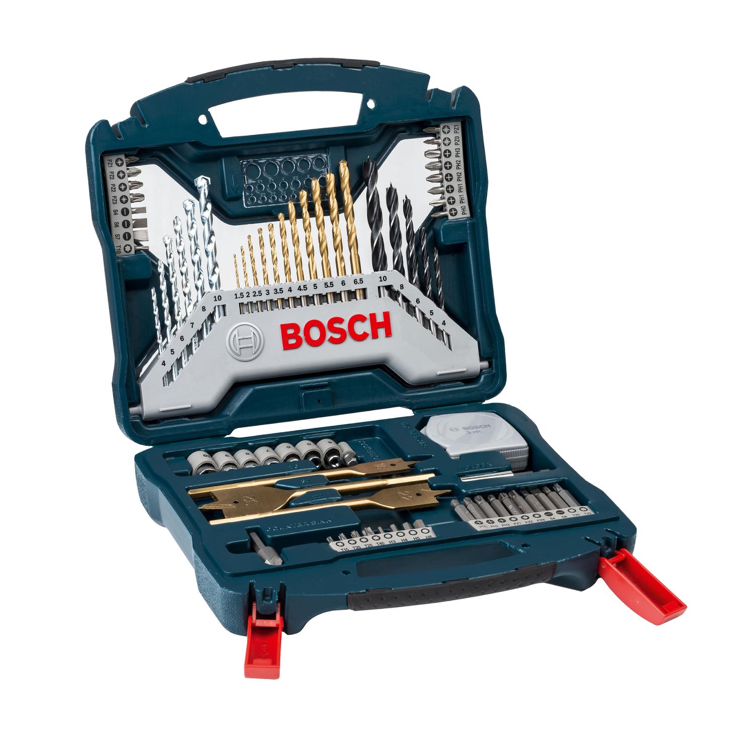 Set de Puntas + Brocas X - Line 70 Pzas - Bosch - Herram.cl