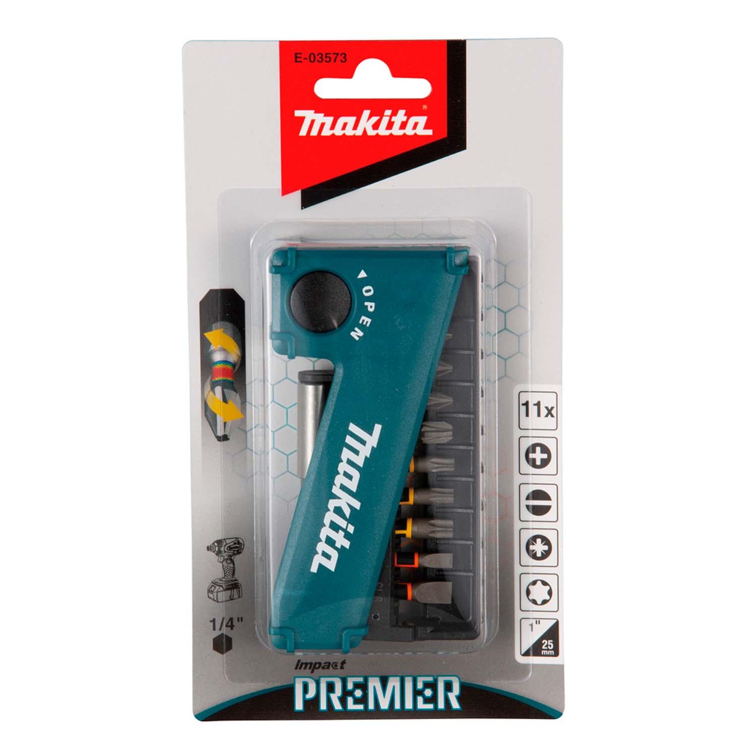 Juego Puntas Impact Premier 25mm / 11 Pzas - Makita - Herram.cl