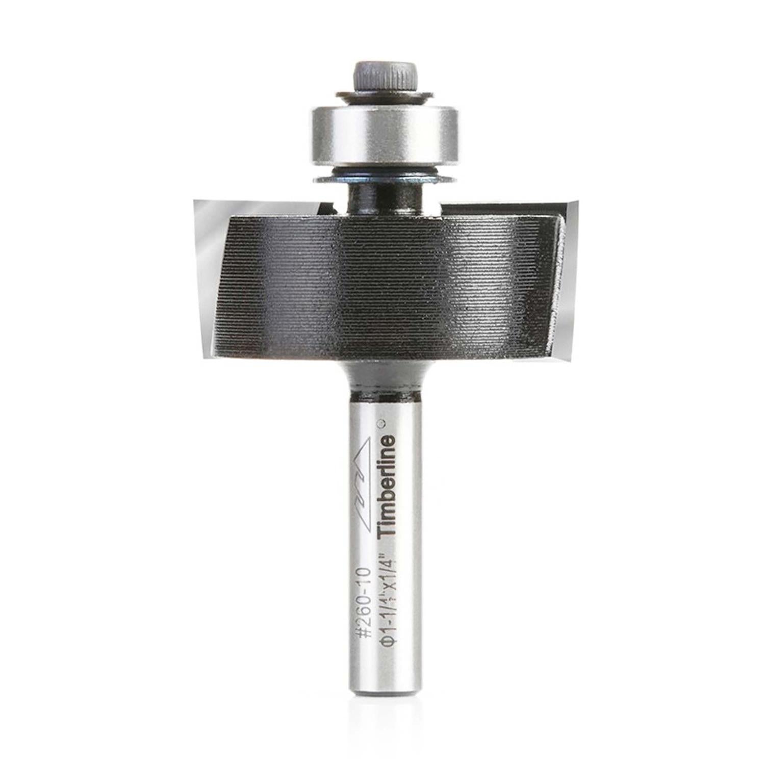 Fresa Rebaje C/Rod. 1 - 1/4''x3/8'' Toma 1/4'' - Timberline - Herram.cl