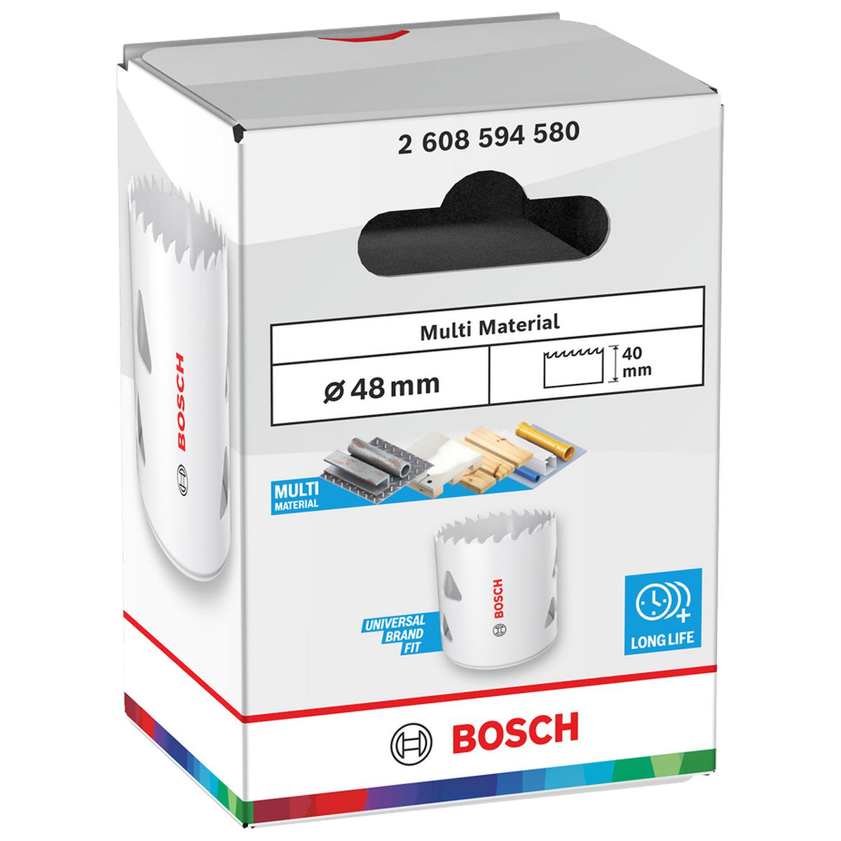 Sierra Copa BI-Metal Bosch Multi Material Ø 48mm (1-7/8'') - Herram.cl