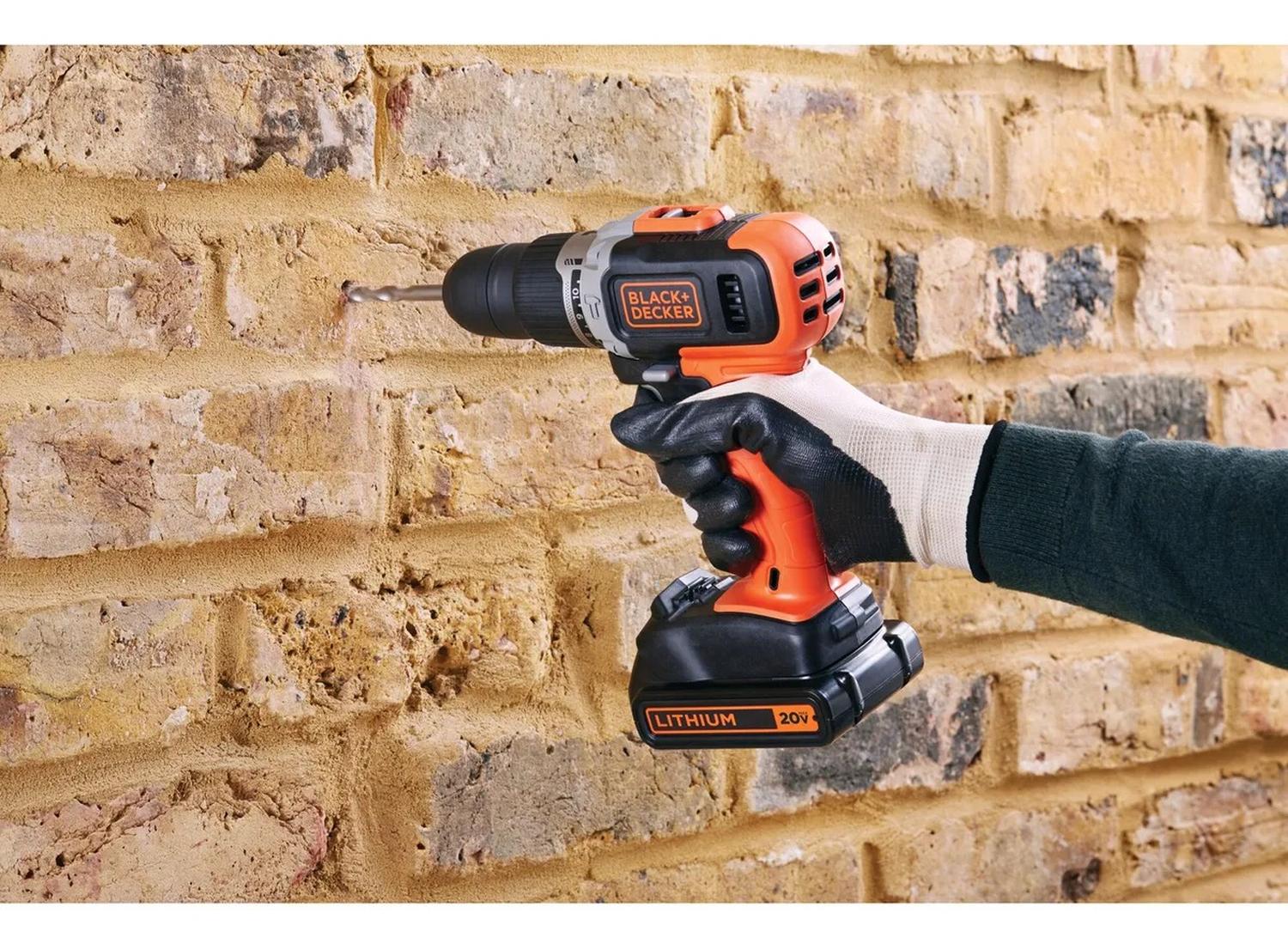 Kit Taladro Percutor + Atornillador 20V Max. - Black+Decker - Herram.cl