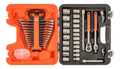 Juego De Dados De 1/2'' + Llaves Combinadas 40 Pzs. Bahco - Herram.cl