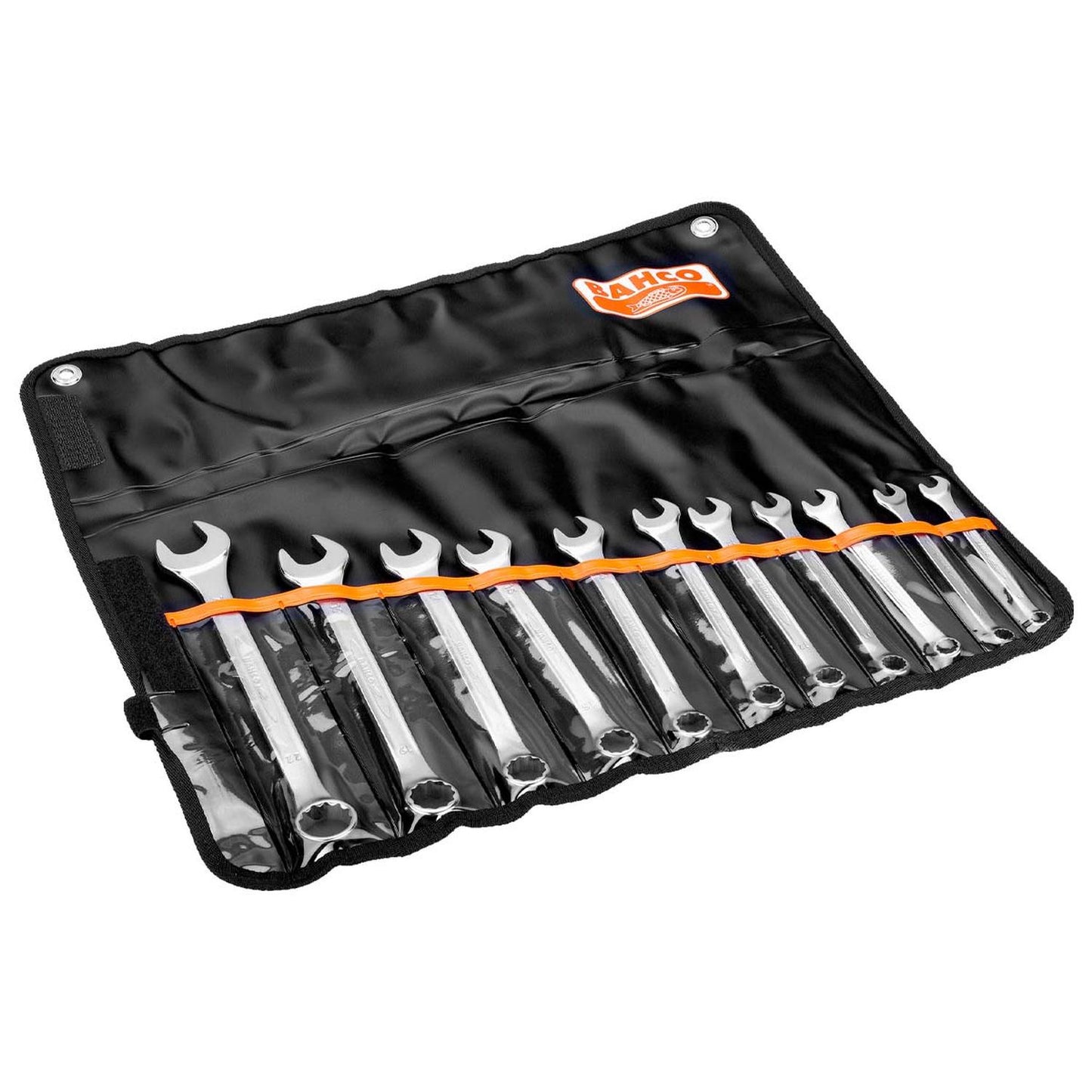 Juego de Llaves Planas Combinadas Métricas 11 Pzas - Bahco - Herram.cl