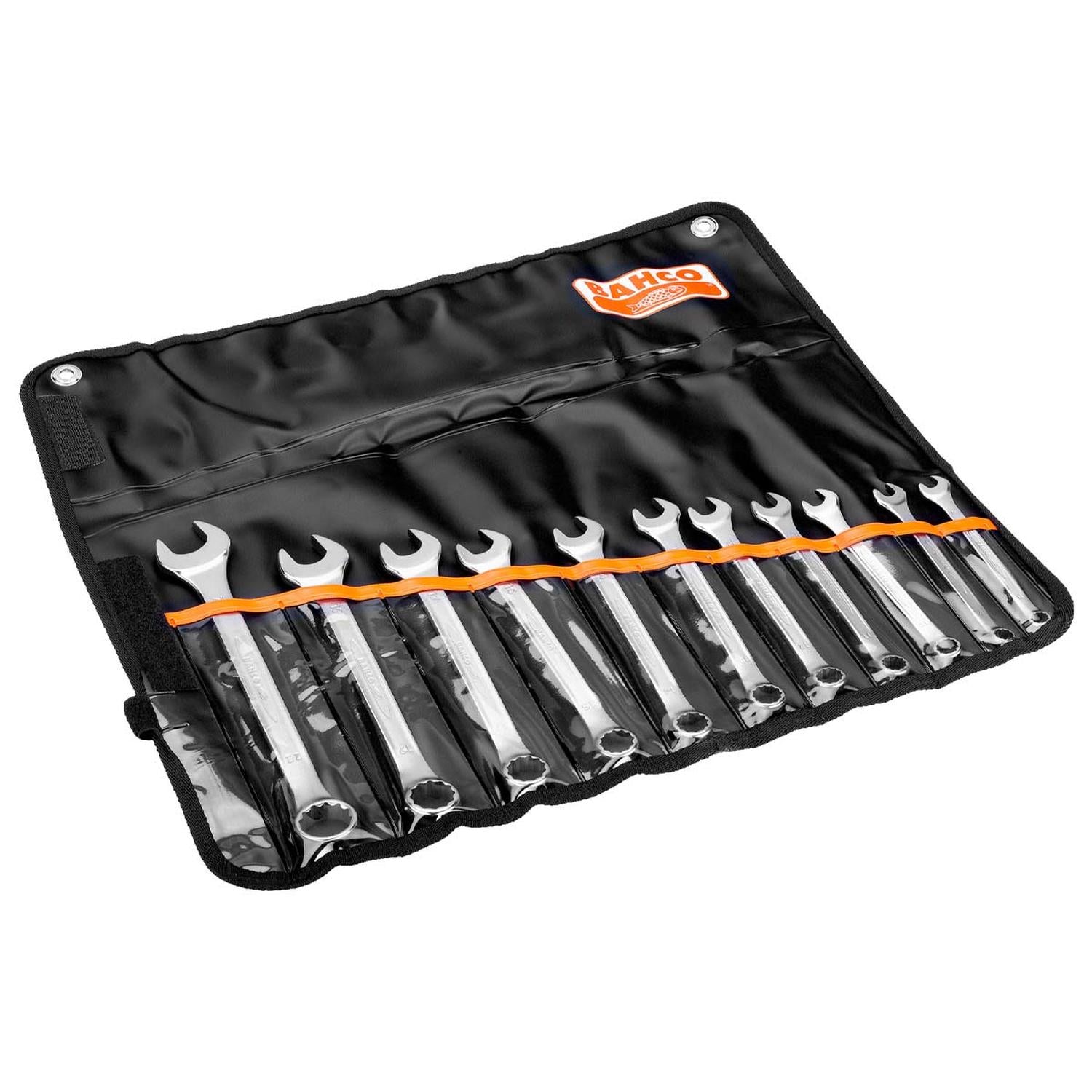 Juego de Llaves Planas Combinadas Métricas 11 Pzas - Bahco - Herram.cl
